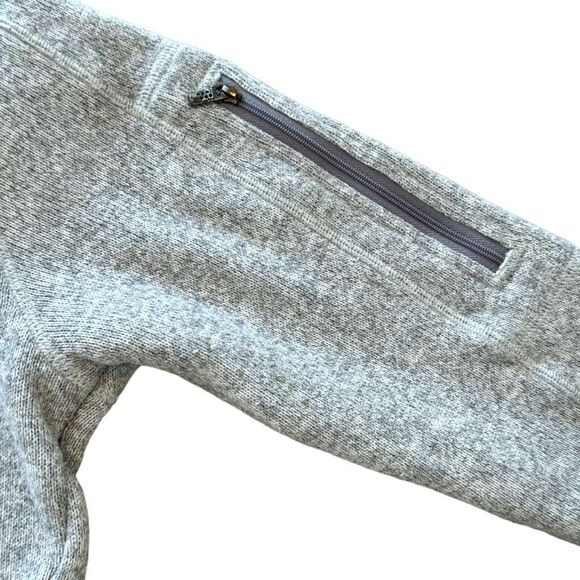 Patagonia Women's Fleece Pullover Quarter Zip Better Sweater Heather Gray Small - Picture 8 of 13